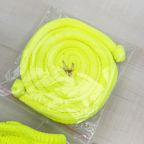 PILYQ PINEAPPLE TUBE BANDEAU NWT Bikini SET Small - Picture 4 of 13